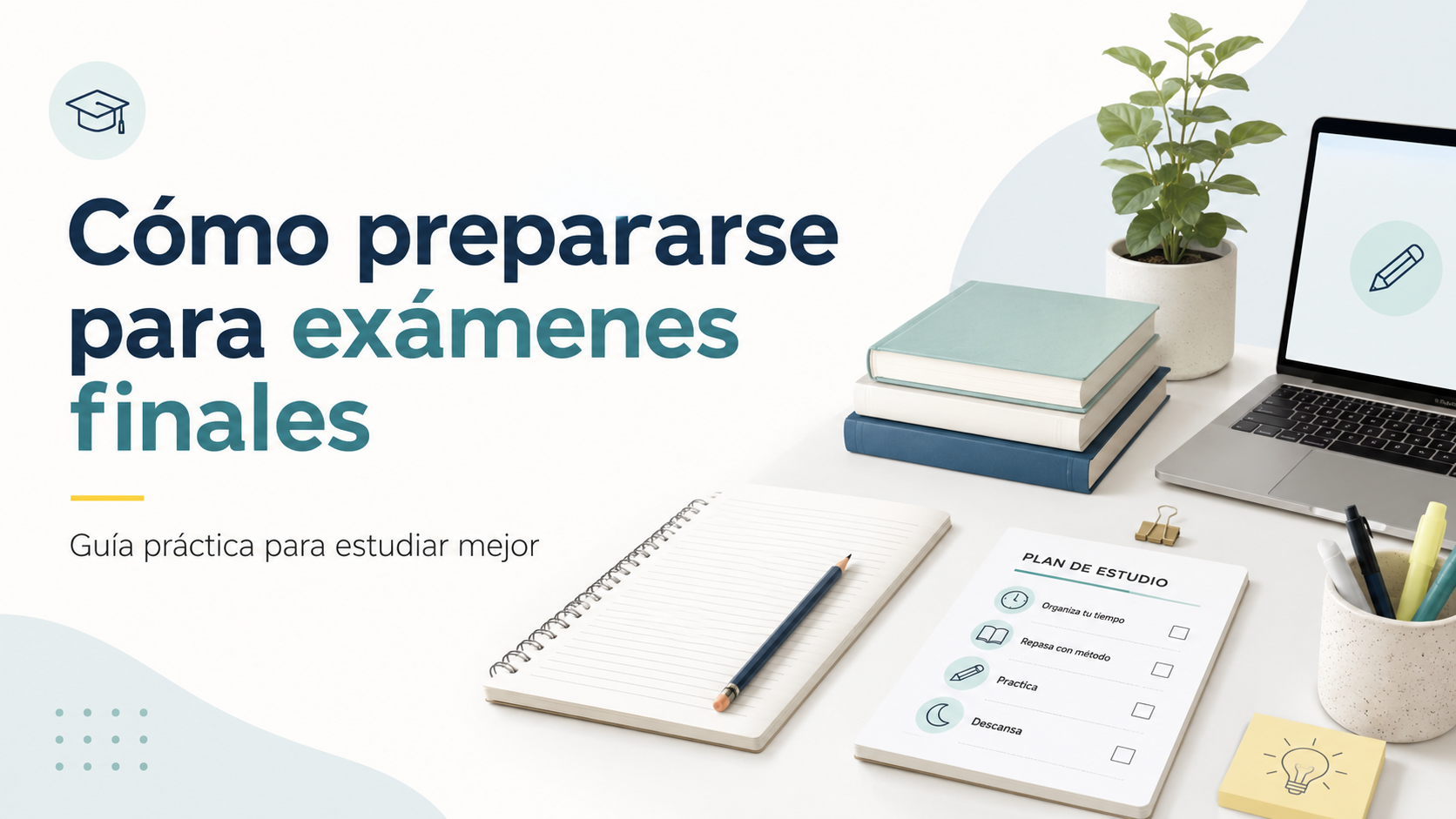 Cómo prepararse para exámenes finales: guía práctica para estudiar mejor